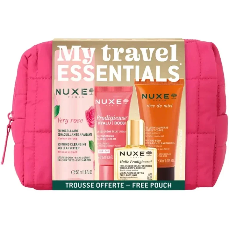 Nuxe Neceser My Travel Essentials agua micelar y gel-crema de viaje