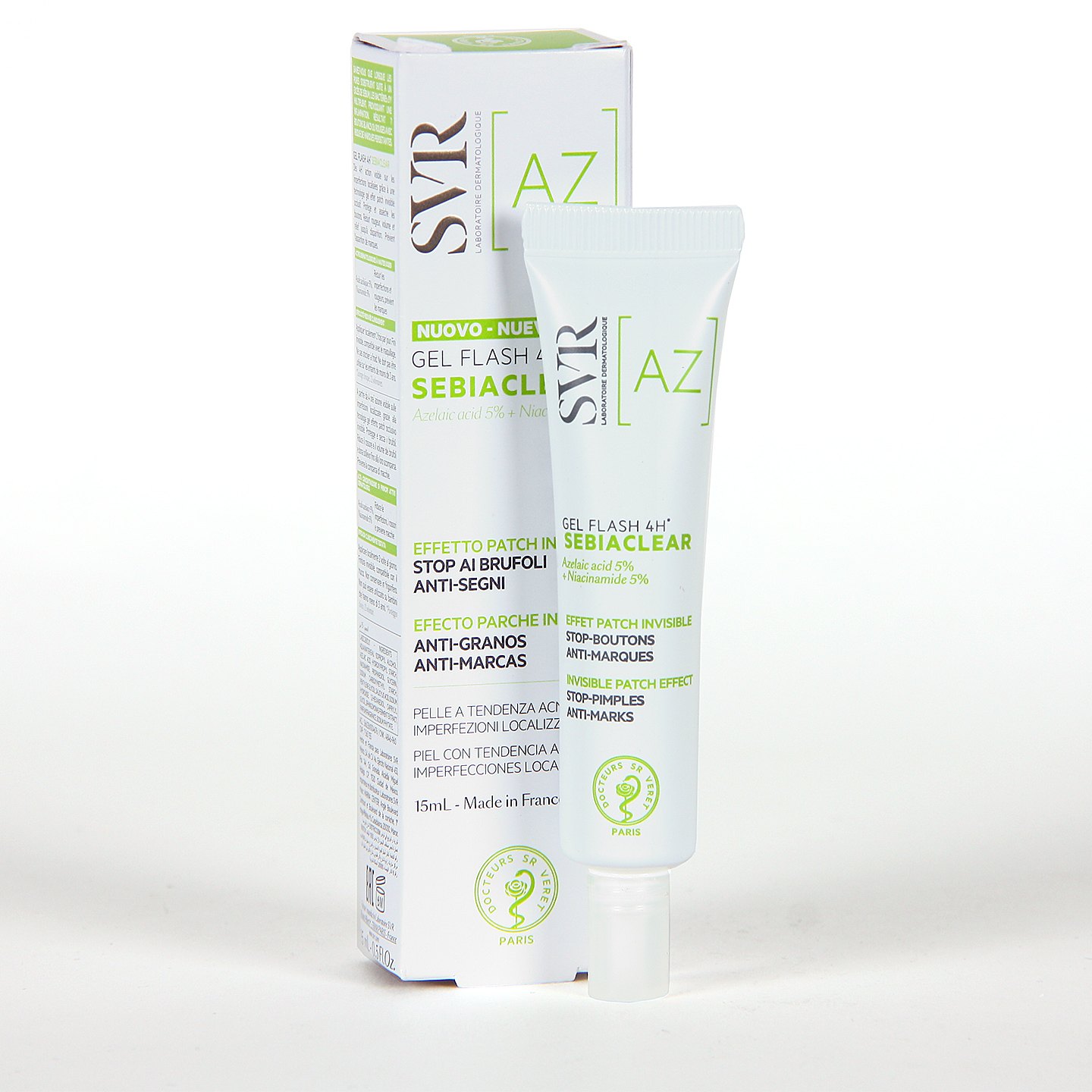 SVR Sebiaclear Gel Flash gel antigranos acción rápida SVR Sebiaclear Gel Flash gel antigranos acción rápida
